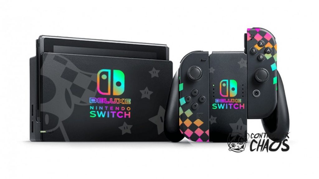 Console Switch customisée Mario Kart